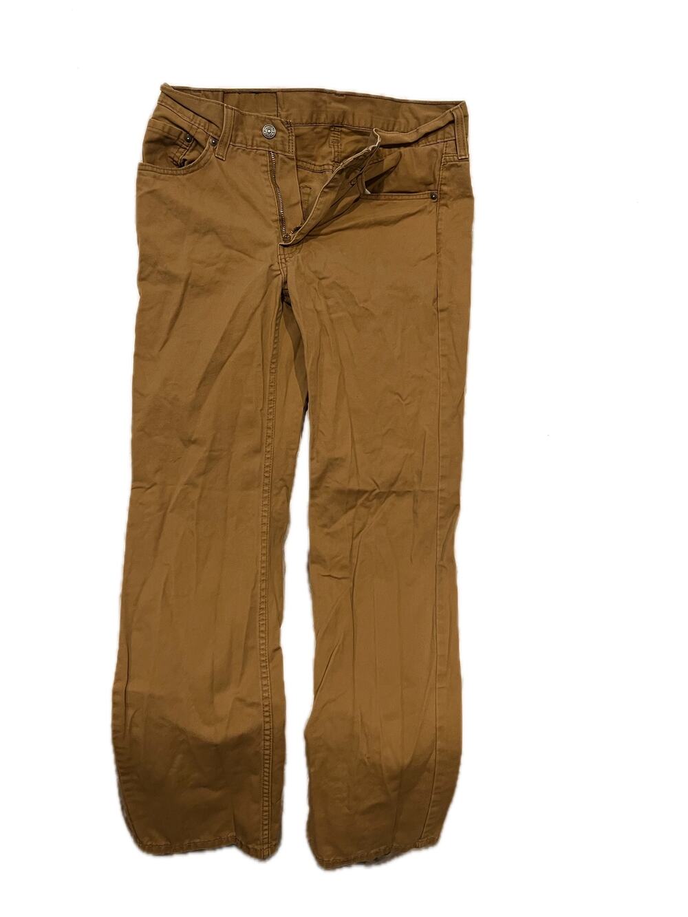 Levi's 514 Straight Leg Tan Jeans Mens 32x32